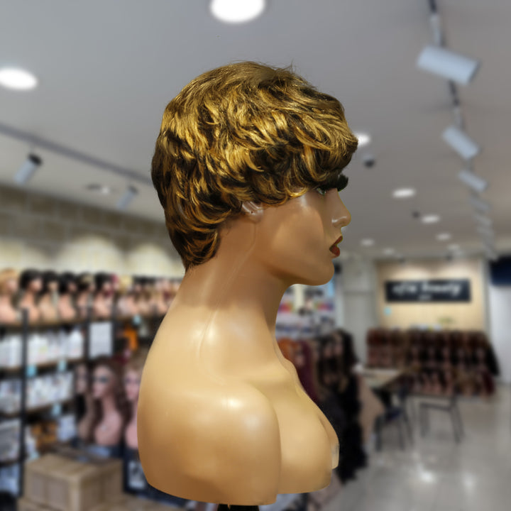 Christy V Machine-Made Wig Remy Hair H030