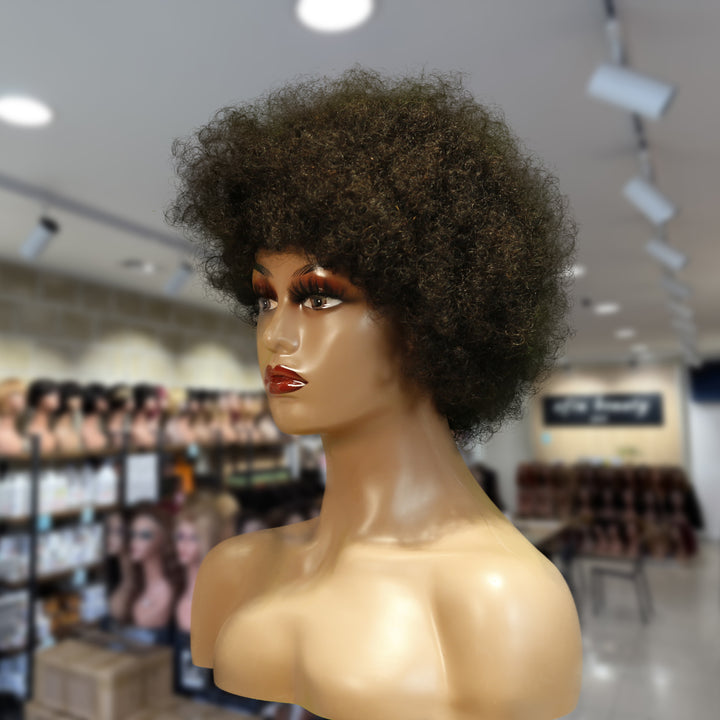 Christy V Machine-Made Color Wig Remy Hair