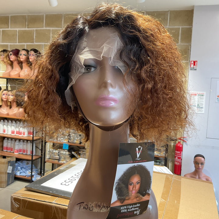 Christy V Jerry Curly T-Wig Remy Hair