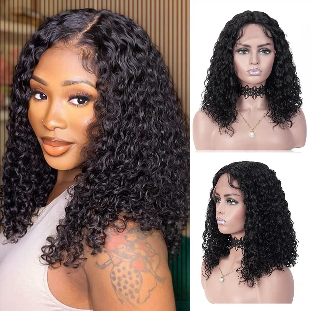 Christy V 13x4 Straight Lace Front Wig Natural Black Remy Hair Bob