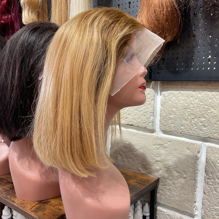 Christy V 13x4 Promo Bob Wig Remy Hair 12 Inch