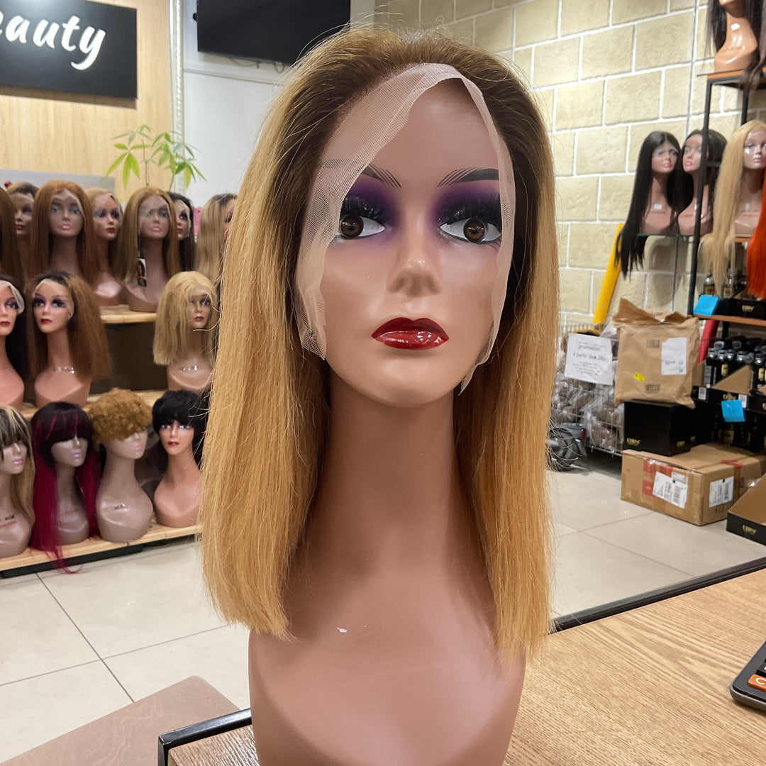 Christy V 13x4 Promo Bob Wig Remy Hair 12 Inch
