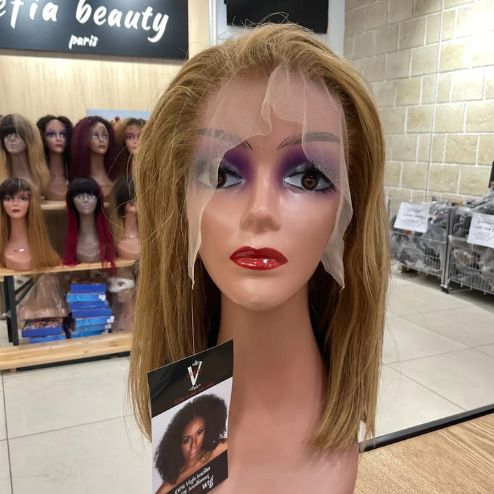 Christy V 13x4 Promo Bob Wig Remy Hair 12 Inch
