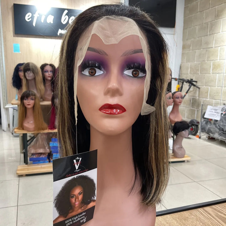 Christy V 13x4 Promo Bob Wig Remy Hair 12 Inch