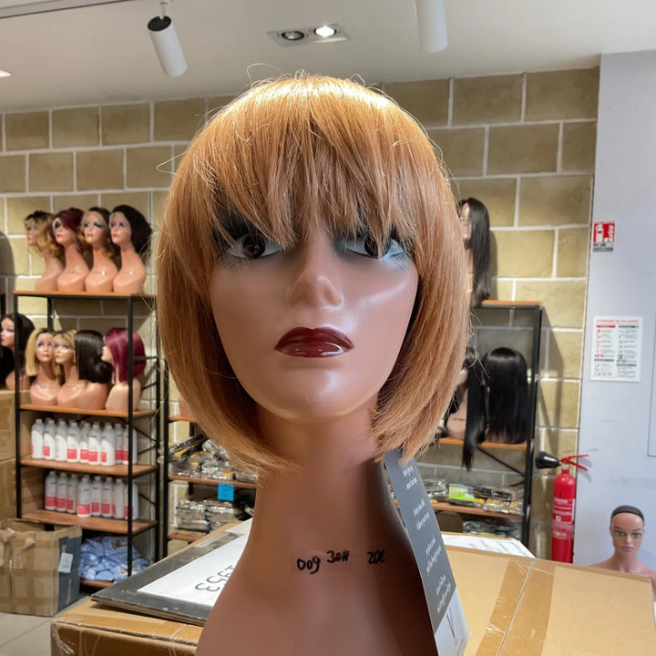 Christy V Machine-Made Color Wig Remy Hair