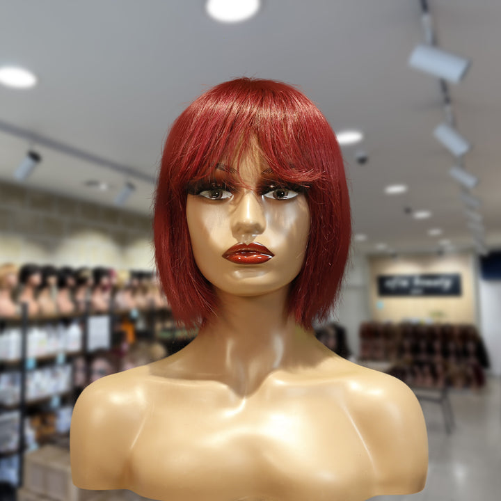 Christy V Machine-Made Color Wig Remy Hair