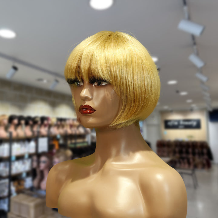Christy V Machine-Made Color Wig Remy Hair