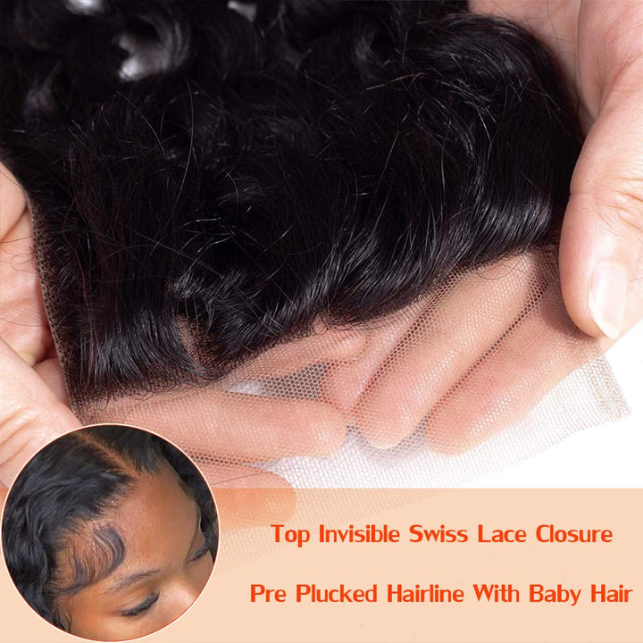 Christy V Remy Hair 4x4 Jerry Curly Closure