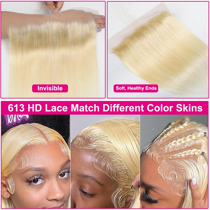 Christy V Asian Raw Hair 13x6 Straight HD Frontal #613