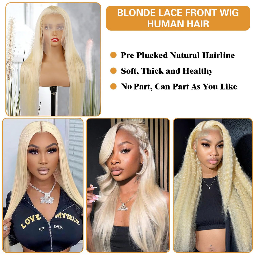 Christy V 13x4 Straight Lace Front Wig 613 Remy Hair