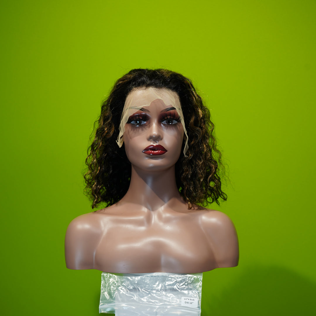 Christy V 13x4 Promo Bob Wig Remy Hair 12 Inch