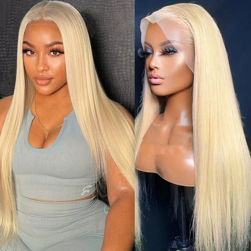 Christy V 13x4 Straight Lace Front Wig 613 Remy Hair