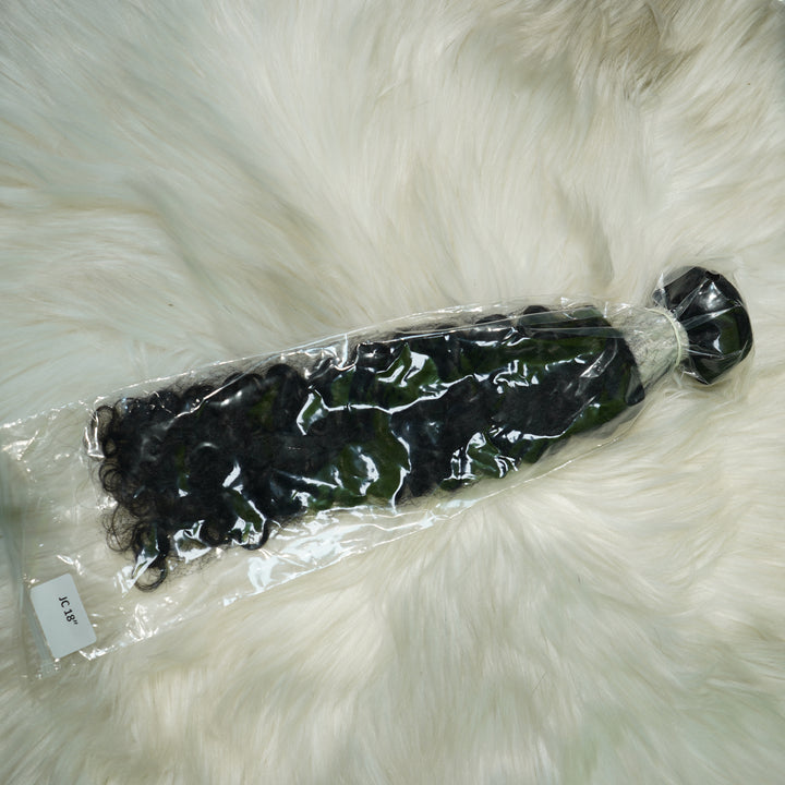 Christy V Remy Hair Black Jerry Curly Bundles Brazilian weaving