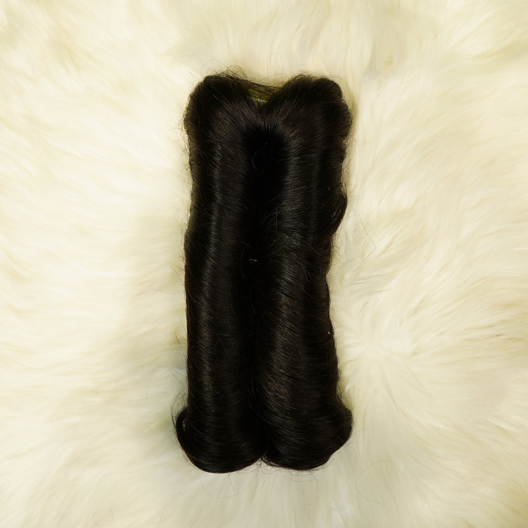 Perruque Bob sans dentelle Laos 8' | Perruque Bob naturelle sans dentelle 8 pouces