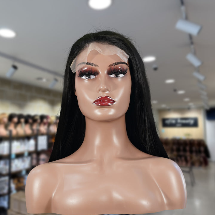 Perruque Bob sans dentelle Laos 8' | Perruque Bob naturelle sans dentelle 8 pouces