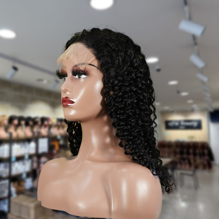 Perruque Bob sans dentelle Laos 8' | Perruque Bob naturelle sans dentelle 8 pouces