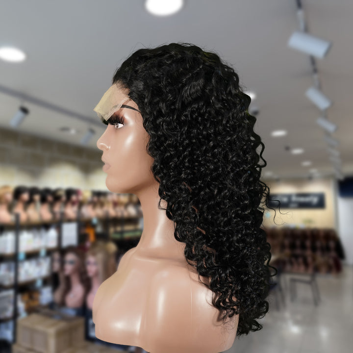 Perruque Bob sans dentelle Laos 8' | Perruque Bob naturelle sans dentelle 8 pouces