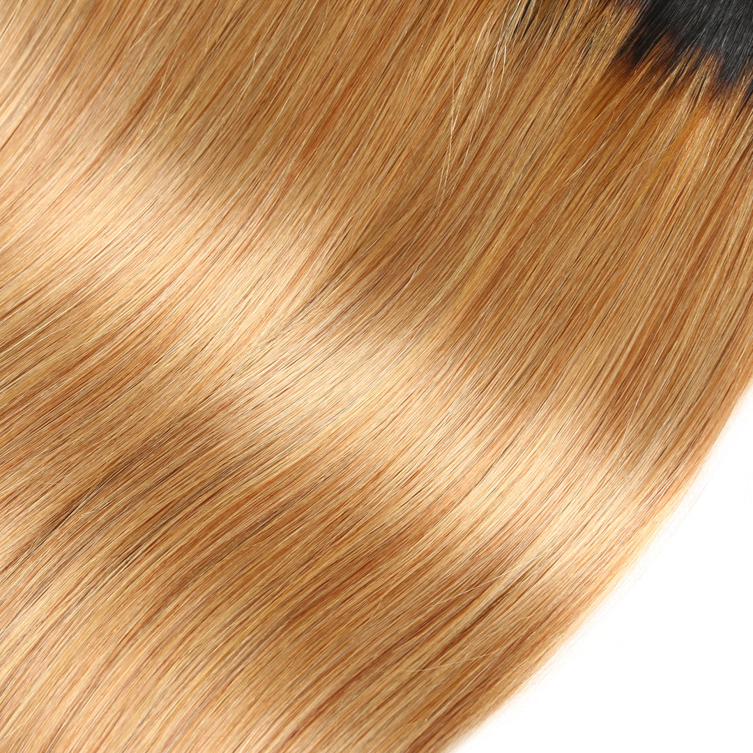 Christy V Remy Hair 1b27 Straight Bundles Brazilian weaving
