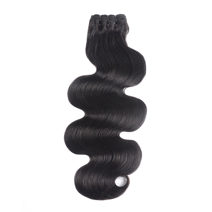 Christy V Remy Hair Black Body Wave Bundles Laotian Weaving