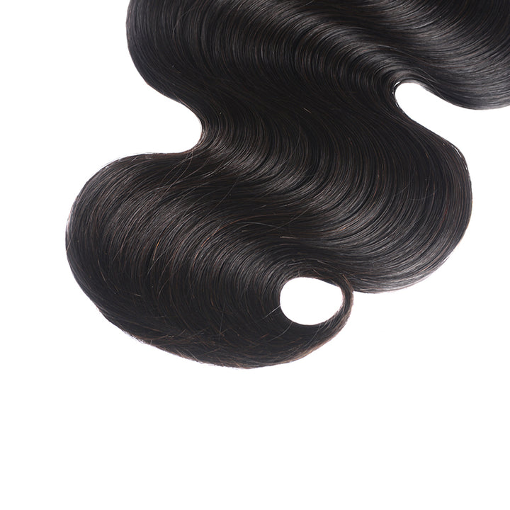 Christy V Remy Hair Black Body Wave Bundles Laotian Weaving