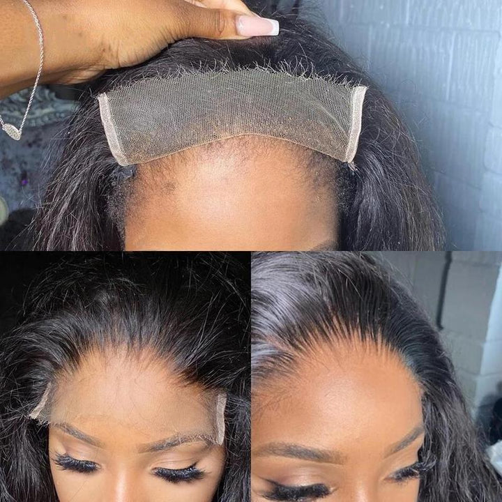 Christy V Glueless Remy Hair 5x5 Lace Closure Deep Wave Human Hair Wig