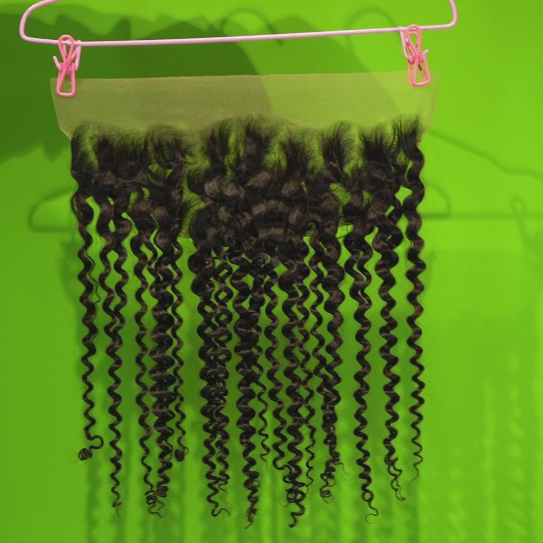 Christy V Remy Hair 13x4 Jerry Curly Frontal