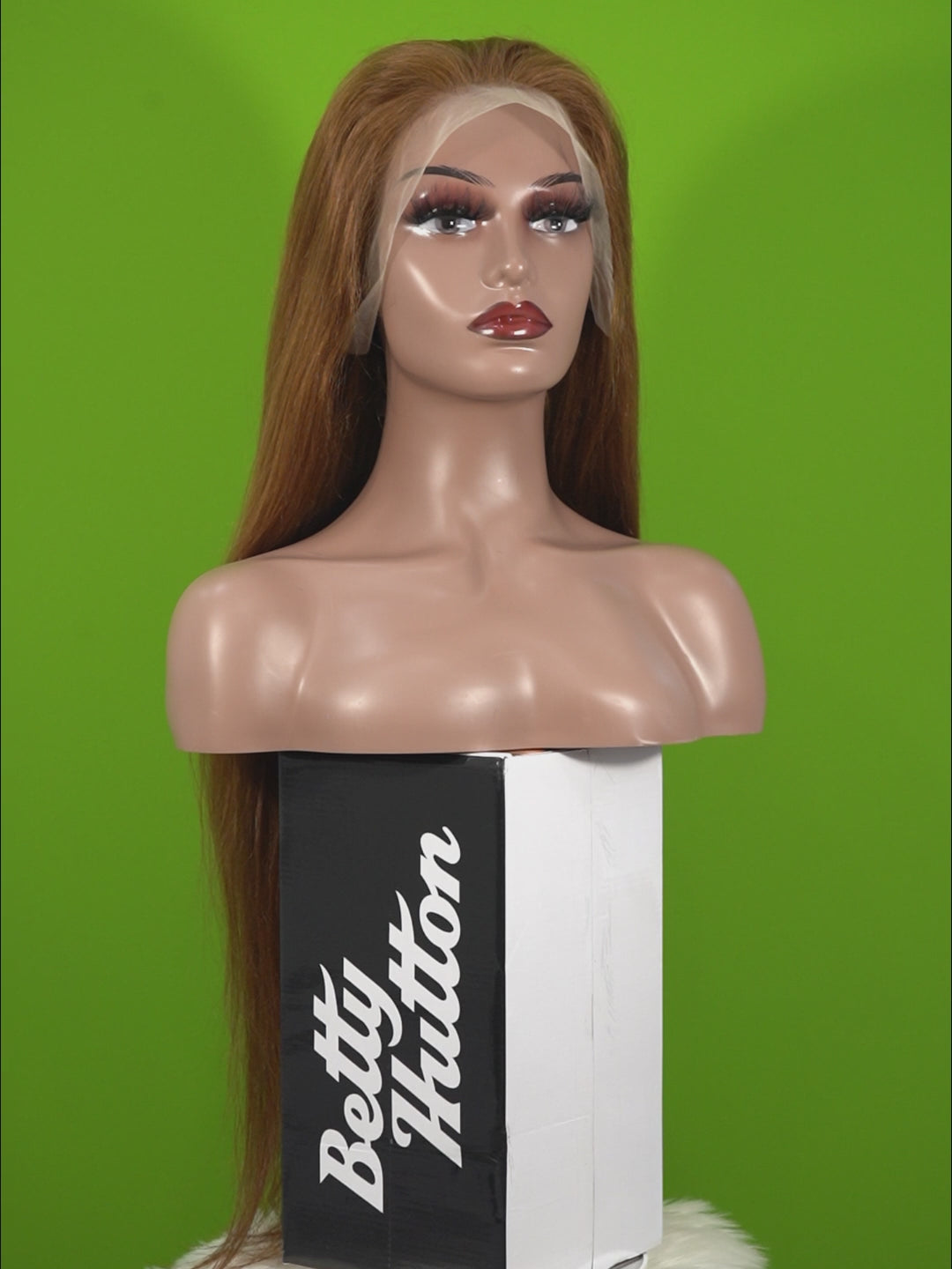 Christy V 13x4 Straight Lace Front Wig 30 Brown 26 Inch Remy Hair