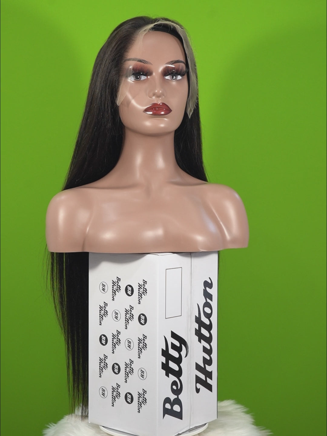 Perruque Bob sans dentelle Laos 8' | Perruque Bob naturelle sans dentelle 8 pouces