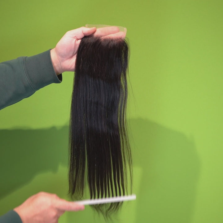 Christy V Remy Hair 4x4 Straight Closure