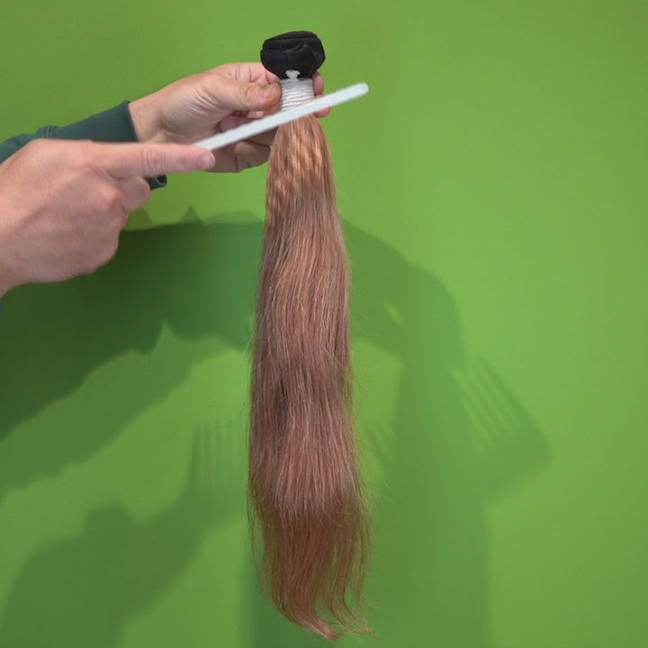 Christy V Remy Hair 1b27 Straight Bundles Brazilian weaving