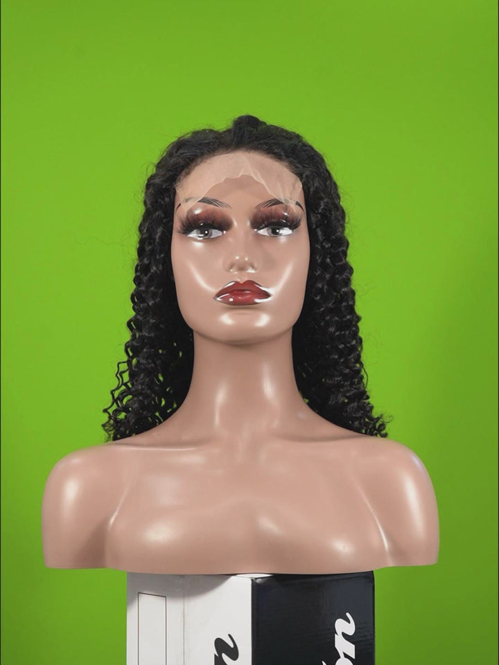 Perruque Bob sans dentelle Laos 8' | Perruque Bob naturelle sans dentelle 8 pouces