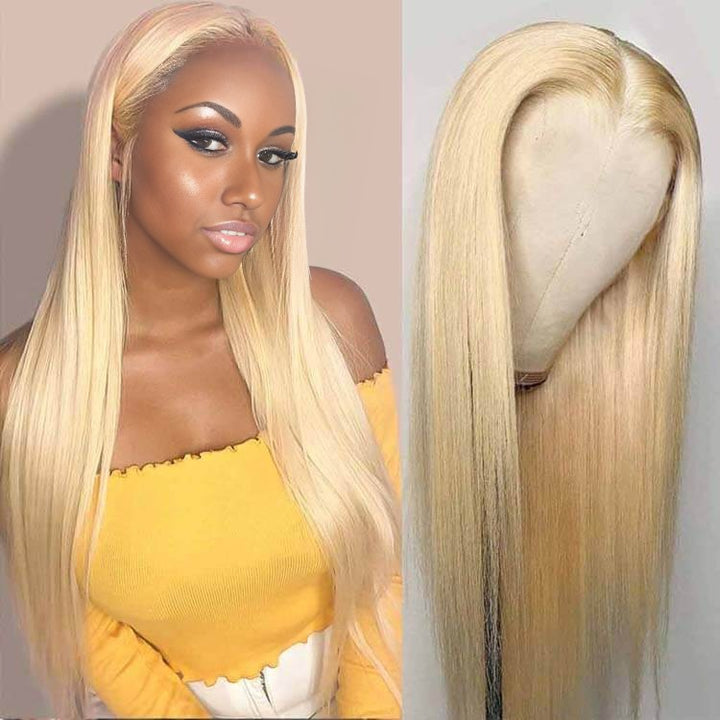 Christy V 13x4 Straight Lace Front Wig 613 Remy Hair