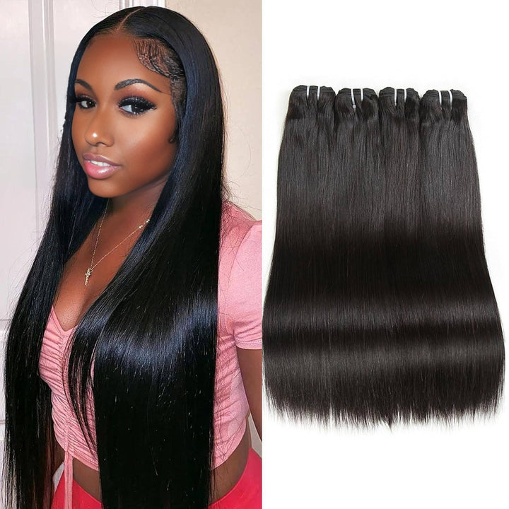 Perruque Bob sans dentelle Laos 8' | Perruque Bob naturelle sans dentelle 8 pouces